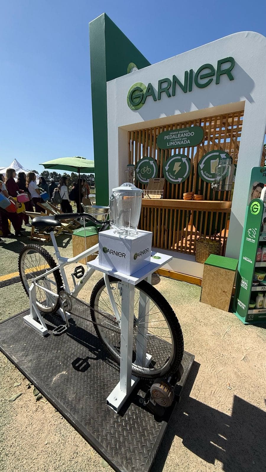 Energía pedaleando · Garnier