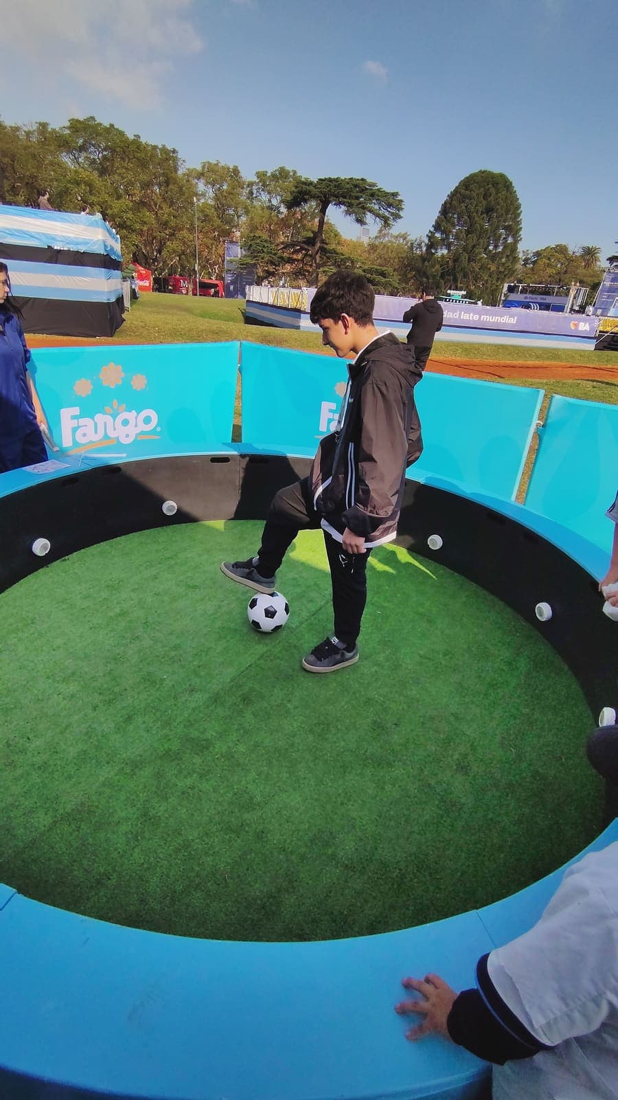 Cancha interactiva · Fango
