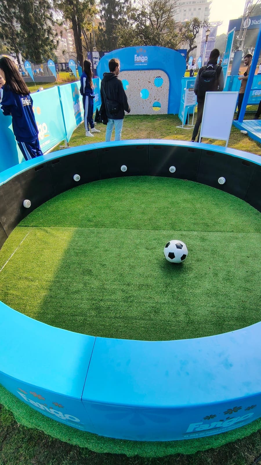 Cancha interactiva · Fango