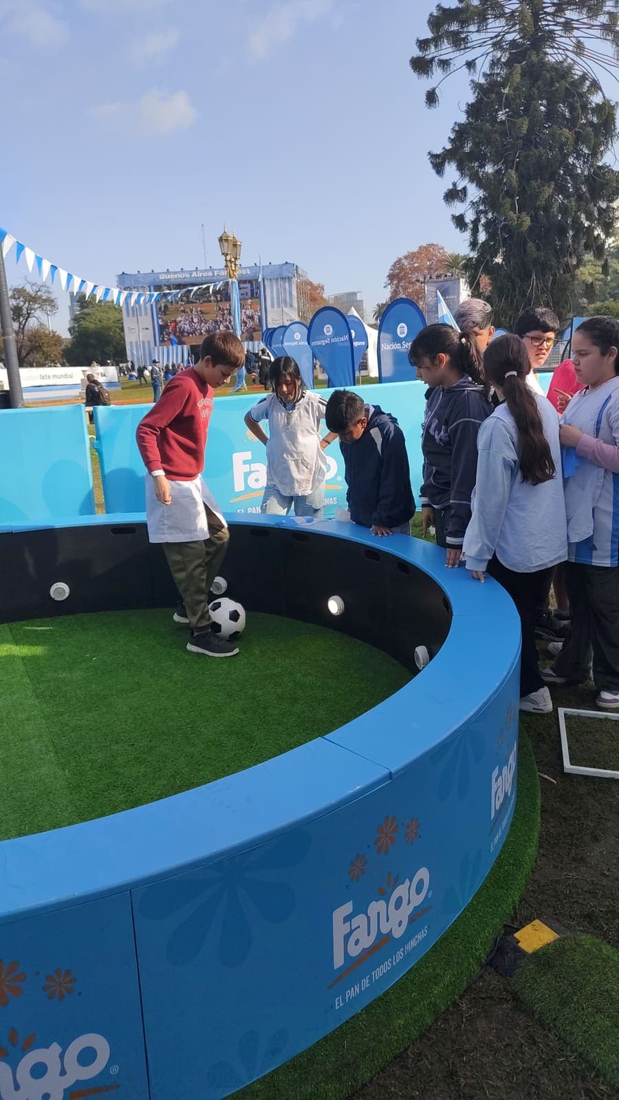 Cancha interactiva · Fango