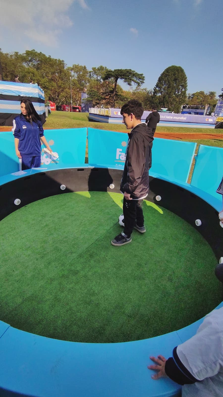Cancha interactiva · Fango
