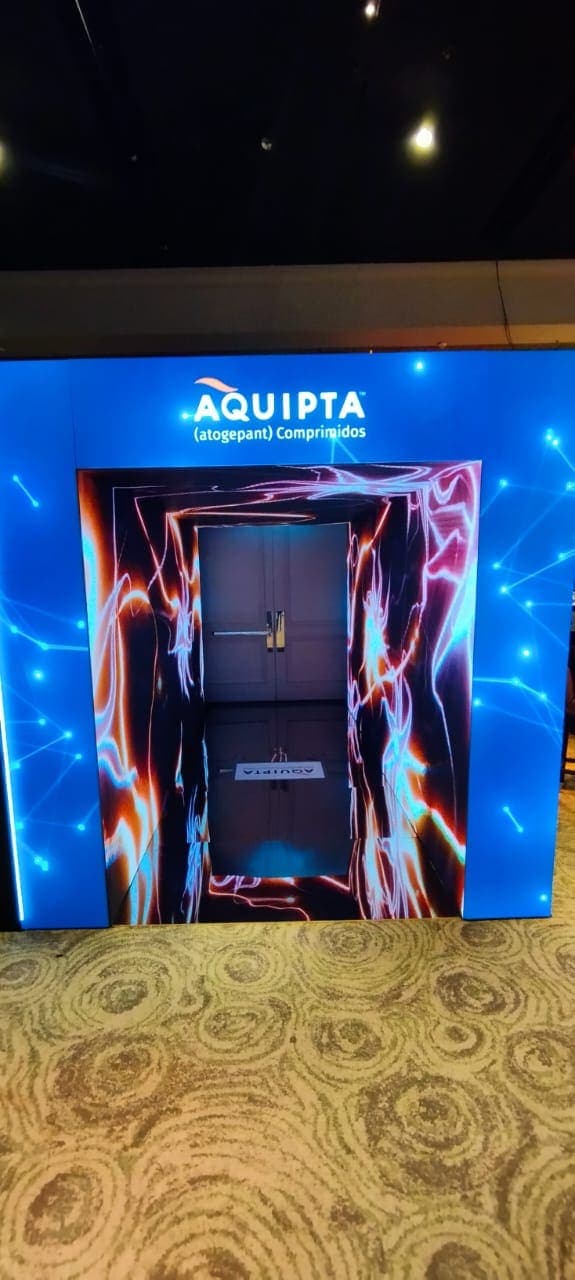 Túnel LED envolvente · Aquipta